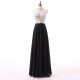 High Low Stain Prom Dress O Neck Lace Dress