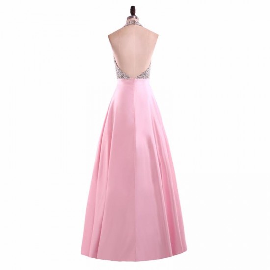 Sexy V-neck Women elegant sleeveless long Prom Dress