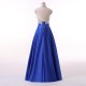 Sexy V-neck Women elegant sleeveless long Prom Dress