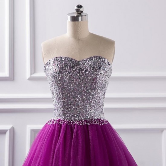 Long Maxi Elegant Slimming Stylish Shining Prom Dress