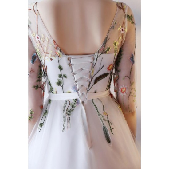 Long Elegant Satin Halter Beaded Floor Length Prom Dress