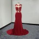 Sexy Lace Long Elegant Mermaid Prom Dress