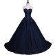 Long Prom Dress Beading Appliques Puffy Formal Dress