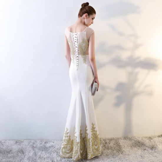 Yellow A-line Halter Chiffon Beaded Backless Long Prom Dress Yellow A-line Halter Chiffon Beaded Backless Long Prom Dress