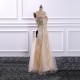 Sexy Long Prom Dress Floor Length Sequined Evening Gowns