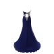 Sweetheart Neck Off the Shoulder Floor Length Evening Dresses