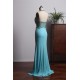 Beading Halter Prom Dress Mermaid Backless Long Evening Formal Gowns