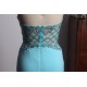 Beading Halter Prom Dress Mermaid Backless Long Evening Formal Gowns