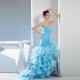 Sexy Ruffles High Low Sweetheart Prom Dress Off Shoulder